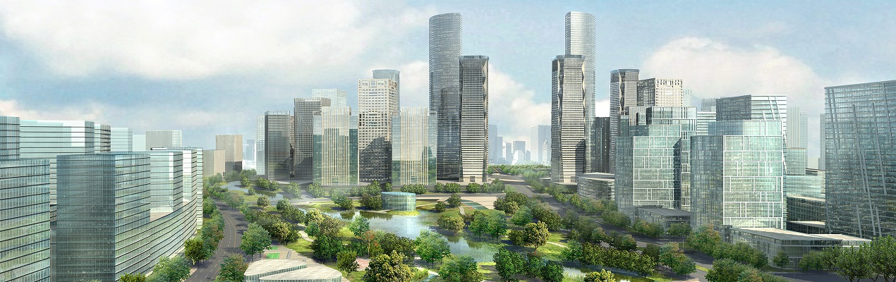 Professional financial district skyline representing wealth management services and registered investment advisors