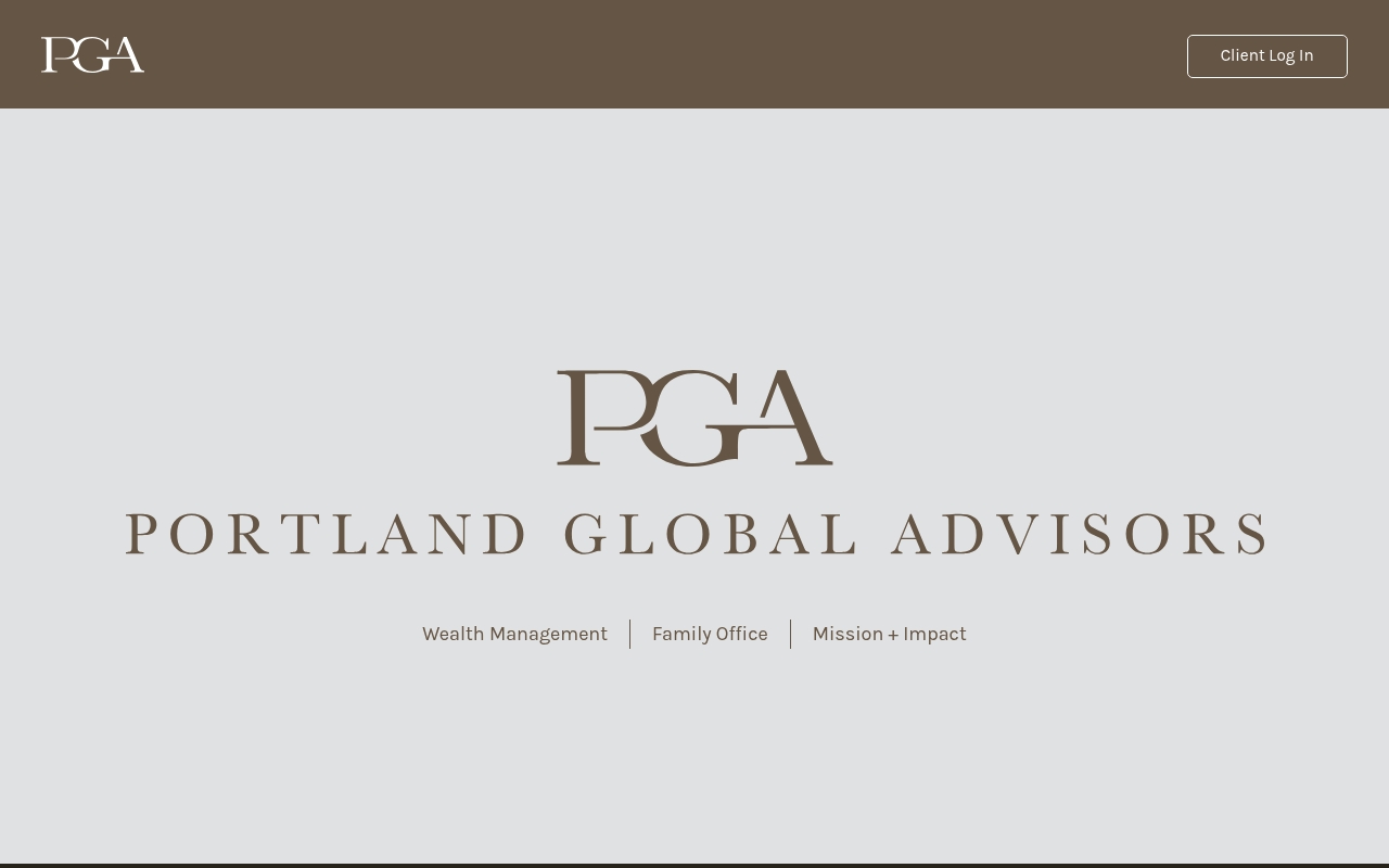 Portland Global Advisors website screenshot